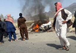 إضرام النيران في معقل لطالبان بإقليم بروان الأفغاني