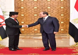 الرئيس السيسى يستقبل السلطان حسن بلقية سلطان بروناى