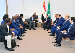 الرئيس السيسي يلتقي بالرئيس الزامبي إدجار لونجو على هامش قمة التيكاد