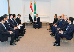 الرئيس السيسي يلتقي بالسيد ماسومي كاكينوكي رئيس مجلس إدارة شركة ماروبيني