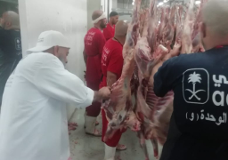 أطباء البعثة المصرية يشاركون في فحص لحوم الأضاحي بالسعودية