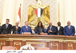 بالصور..عبدالعال يستقبل رئيسة برلمان توجو
