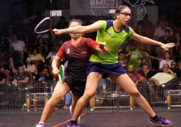 تأهل جنا شيحة وفريدة محمد والحمامي لنصف نهائي بطولة العالم للاسكواش