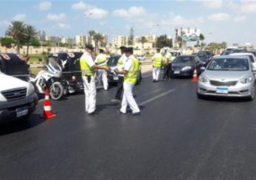 حملات مرورية مكثفة بمحاور وميادين القاهرة والجيزة