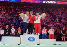 علي أبوالقاسم يحصد ذهبية كأس العالم للجمباز بفرنسا