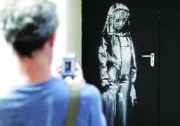 سرقة لوحة للفنان بانكسى من شوارع باريس