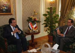 استقبل د. خالد عبد الغفار وزير التعليم العالي والبحث العلمي مساء أمس الثلاثاء السيد/ ستيفان رومانيه السفير الفرنسي بالقاهرة؛ لبحث دعم علاقات التعاون بين مصر وفرنسا في مجالي التعليم العالي والبحث العلمي؛ وذلك بمقر الوزارة.