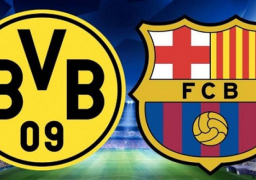 برشلونة يواجه دورتموند بدوري الأبطال