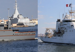 البحرية المصرية والفرنسية تنفذان تدريباً بحرياً عابراً بالبحر المتوسط