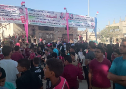 بالصور.. أهالي الشيخ زويد يتظاهرون تأييدا للرئيس السيسي