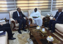 شكري يلتقي نظيرته السودانية فى أول لقاء لهما عقب توليها منصبها