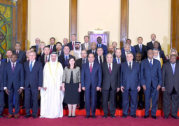 السيسي يؤكد لرؤساء المحاكم الدستورية أهمية الوعى الشعبى لتعزيز دور القانون