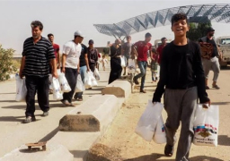 عودة جماعية للمواطنين السوريين النازحين إلى مدينة عين العرب