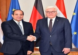 بدء مباحثات قمة ثنائية بين الرئيس السيسي ونظيره الألماني في برلين