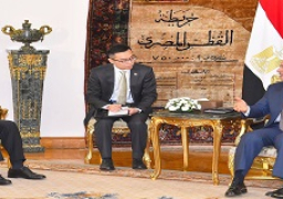 السيسي يستقبل رئيس المجلس الاستشاري الصيني