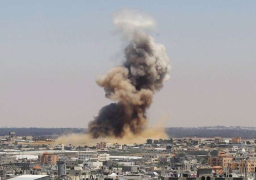 الاحتلال الإسرائيلى يقصف موقعا شمال قطاع غزة