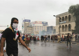 مصادر: قتيلان و38 مصابا بمواجهات بين المتظاهرين وقوات الأمن ببغداد