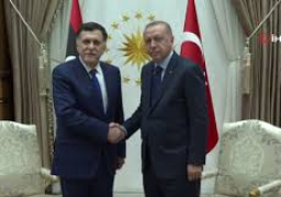 سياسة الحكومة الليبية المؤقتة ترفض اتفاق السراج وأردوغان