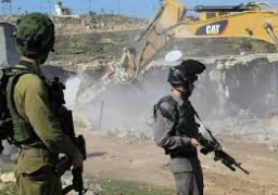 الاحتلال الإسرائيلى تهدم 4 منازل لفلسطينيين فى الخليل