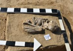 الآثار: الكشف عن جزء جبانة متعددة الطبقات بتل حسن داوود بالإسماعيليه