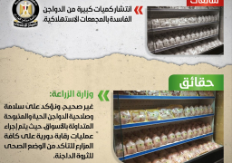 الحكومة: لا صحة لانتشار دواجن فاسدة بالمجمعات الاستهلاكية