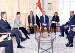 الرئيس السيسي يبحث تعزيز التعاون العسكرى مع وزيرة الدفاع الألمانية