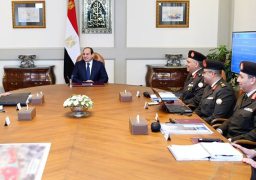 الرئيس السيسي يجتمع مع رئيس الهيئة الهندسية للقوات المسلحة