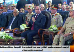 الرئيس السيسي يوجه بسرعة البدء في تنفيذ مدينة السويس الجديدة