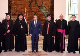 الرئيس يستقبل بطريرك الاسكندرية للاقباط الكاثوليك