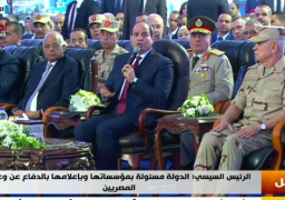 السيسي:سنتوسع في إنشاء محطات تحلية ومعالجة المياه لنتجنب الفقر المائي