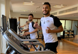 بالصور.. تدريبات استشفائية للاعبي المنتخب الأوليمبي