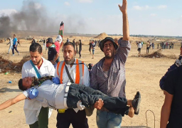 بالصور..إصابة 59 فلسطينيا خلال قمع الاحتلال المسيرات السلمية في غزة