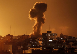 إسرائيل تقصف قطاع غزة لليوم السابع على التوالى