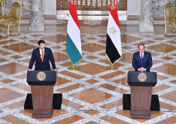 نص كلمة الرئيس السيسي خلال المؤتمر الصحفي المشترك مع رئيس المجر