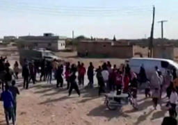 هجوم بالحجارة على دورية تركية ـ روسية شمالي سوريا