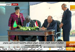 مصر توقع على اتفاقية استضافة مركز الاتحاد الأفريقى لإعادة الإعمار