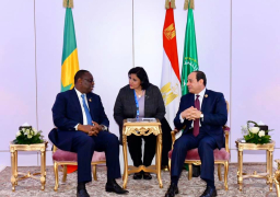 الرئيس عبد الفتاح السيسي يستقبل الرئيس السنغالي ماكي سال وذلك على هامش أعمال الدورة الأولى لمنتدى أسوان للسلام والتنمية المستدامة