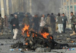 ارتفاع ضحايا انفجار قاعدة باجرام شمال أفغانستان إلى قتيل و 62 مصاباً