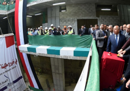 مدبولى يشهد تخطى ماكينة الحفر العملاق الخط الثالث لمترو محطة ماسبيرو