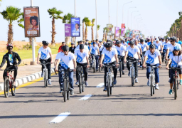 بالصور..الرئيس السيسي يشارك شباب العالم في فاعليات ماراثون السلام