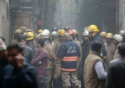 ارتفاع ضحايا حريق وسط نيودلهي إلى 43 شخصا