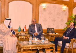 سفير المملكة العربية السعودية لدى مصر، في زيارة لهيئة الرقابة الادارية
