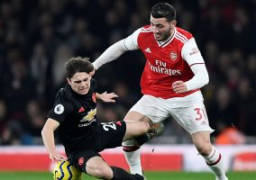 أرسنال يفوز على مانشستر يونايتد بثنائية بالدوري الإنجليزي