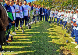 بالصور .. البيئة : استمرار التعاون بين حملة” اتحضر للاخضر ” ومبادرة شجرها ….. وزراعة 2500 شجرة مثمرة بمحافظة دمياط