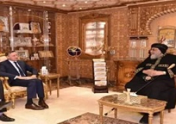 البابا تواضروس الثاني يستقبل سفير ألمانيا بالقاهرة