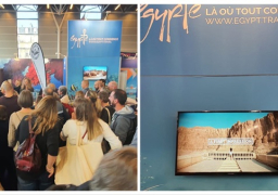 إقبال كبير على جناح مصر بالمعرض الدولى لرياضة الغوص فى باريس