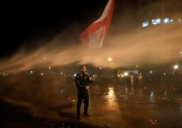 احتجاجات وسط العاصمة اللبنانية بيروت ضد حكومة حسان دياب