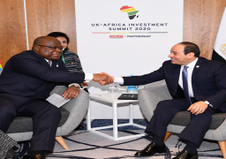 السيسي يعرب عن اعتزازه بالعلاقات التاريخية مع الكونغو الديمقراطية