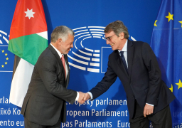 العاهل الأردني يبحث مع رئيس البرلمان الأوروبي جهود الحرب على الإرهاب