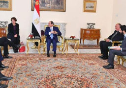 الرئيس عبد الفتاح السيسي يستقبل جان إيف لودريان وزير خارجية فرنسا لبحث تعزيز التعاون المشترك في مختلف المجالات